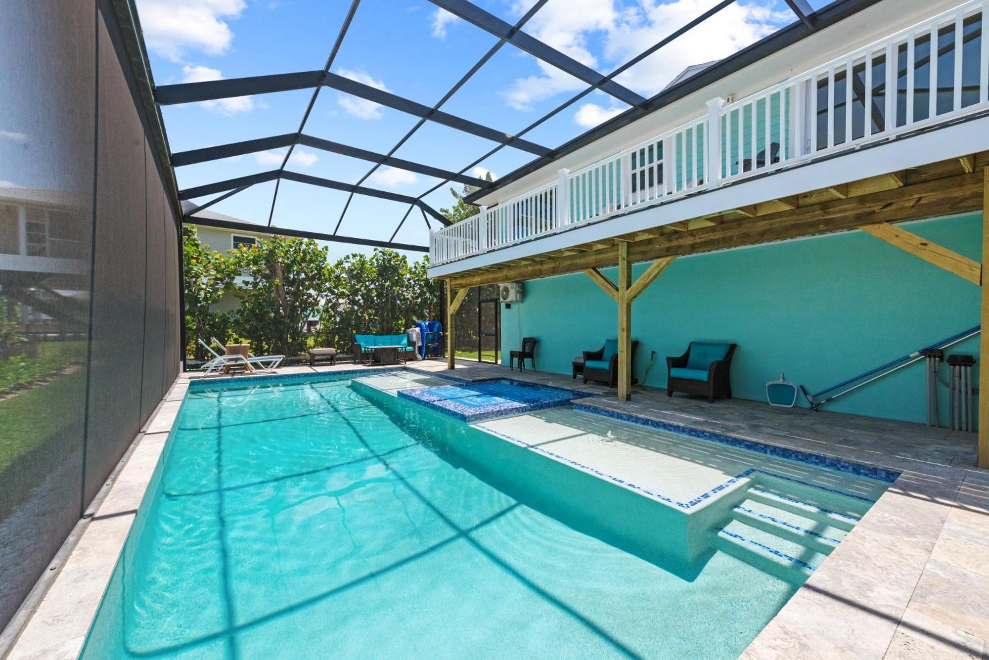 Apartment Heated Pool Steps To The *