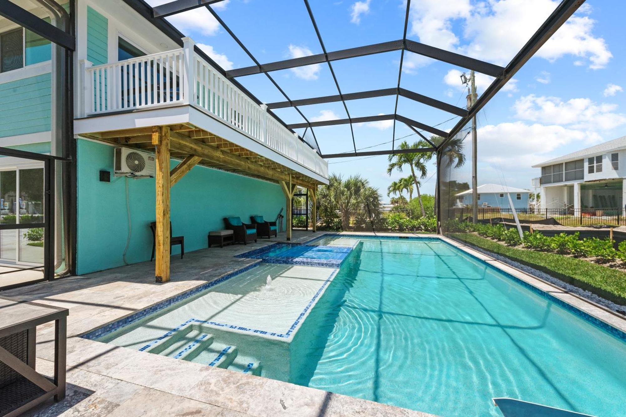 Heated Pool Steps To The Apartment